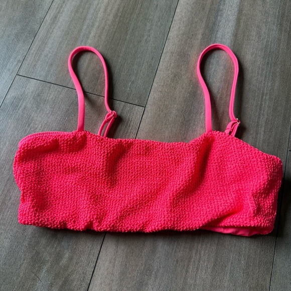 Show me your Mumu Destin swim top pink size small - Picture 2 of 3